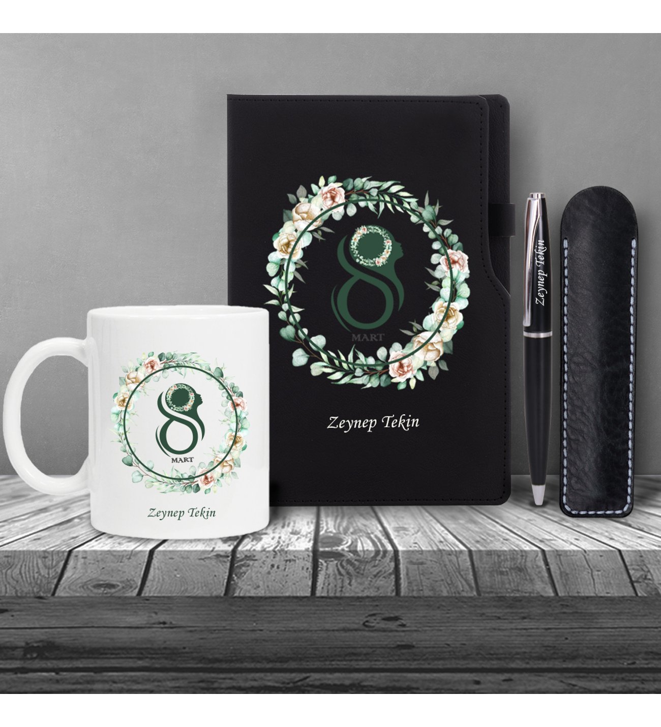 Kişiye Özel 8 Mart Dünya Kadınlar Günü Siluet Baskılı Siyah Defter Siyah Metal Tükenmez Kalem ve Kupa Seti Kişiye Özel 8 Mart Dünya Kadınlar Günü Siluet Baskılı Siyah Defter Siyah Metal Tükenmez Kalem ve Kupa Seti