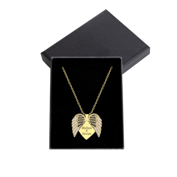 Kişiye Özel Açılan Melek Kanadı Kolye