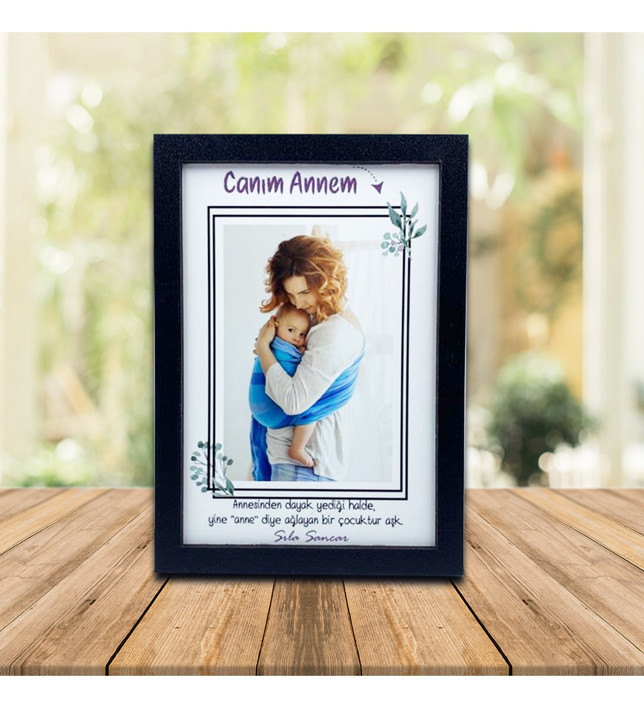 Kişiye Özel Anneler Günü Fotoğraf Baskılı Ahşap Çerçeve & İsimli Ruby Yusufçuk Kolye ve Tişört Baskılı Peluş Ayıcık Kişiye Özel Anneler Günü Fotoğraf Baskılı Ahşap Çerçeve & İsimli Ruby Yusufçuk Kolye ve Tişört Baskılı Peluş Ayıcık