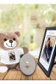 Kişiye Özel Anneler Günü Fotoğraf Baskılı En İyi Teyze  Ahşap Çerçeve & İsimli Ruby Yusufçuk Kolye ve Tişört Baskılı Peluş Ayıcık