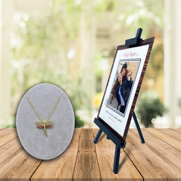 Kişiye Özel Anneler Günü Fotoğraflı En İyi Teyze Şövale ve Ruby Yusufcuk Kolye Kişiye Özel Anneler Günü Fotoğraflı En İyi Teyze Şövale ve Ruby Yusufcuk Kolye