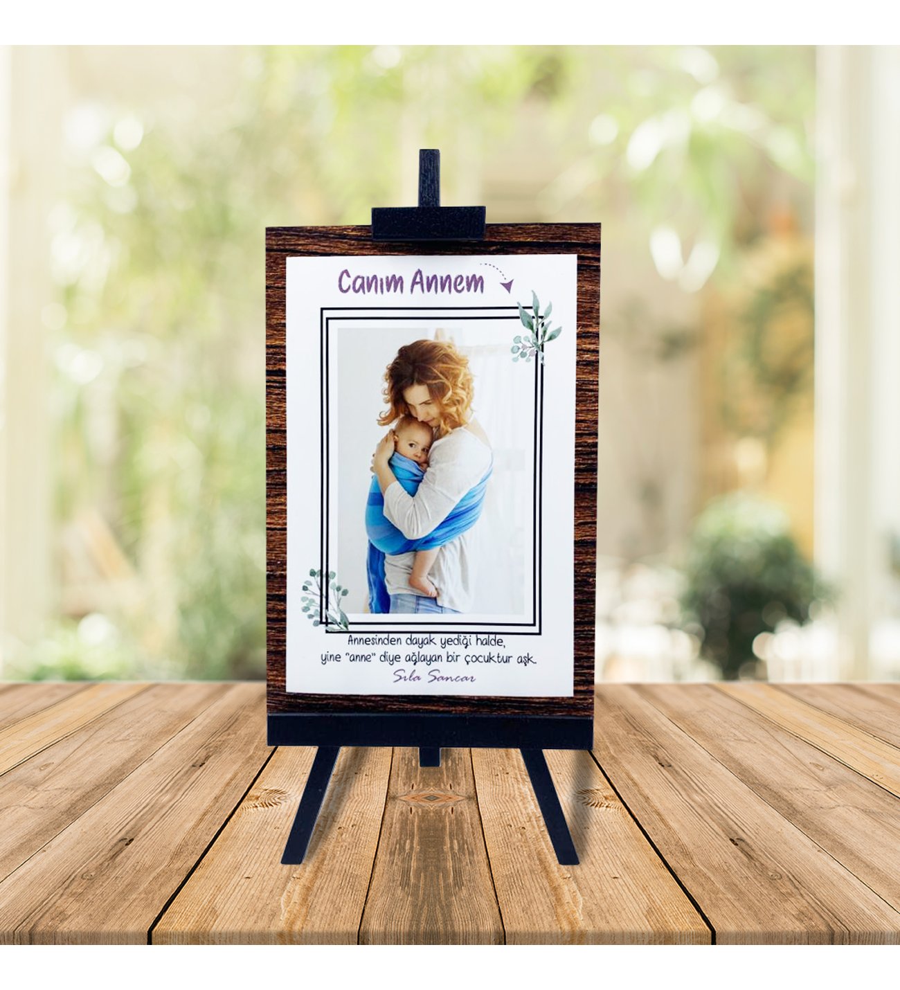 Kişiye Özel Anneler Günü Fotoğraflı Şövale & İsimli Sonsuzluk Çifti Kolye ve Tişörtlü Peluş Ayıcık Kişiye Özel Anneler Günü Fotoğraflı Şövale & İsimli Sonsuzluk Çifti Kolye ve Tişörtlü Peluş Ayıcık