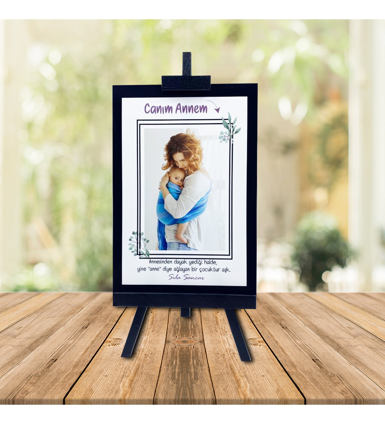 Kişiye Özel Anneler Günü Fotoğraflı Şövale ve İsimli Sonsuzluk Çifti Kolye Kişiye Özel Anneler Günü Fotoğraflı Şövale ve İsimli Sonsuzluk Çifti Kolye