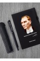 Kişiye Özel Atatürk Silüet UV Baskılı Siyah Defter & Siyah Roller Kalem ve Kupa Seti Kişiye Özel Atatürk Silüet UV Baskılı Siyah Defter & Siyah Roller Kalem ve Kupa Seti