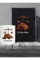 Kişiye Özel Avukat Temalı Siyah Defter , Siyah Roller Kalem ve Kupa Seti Kişiye Özel Avukat Temalı Siyah Defter , Siyah Roller Kalem ve Kupa Seti