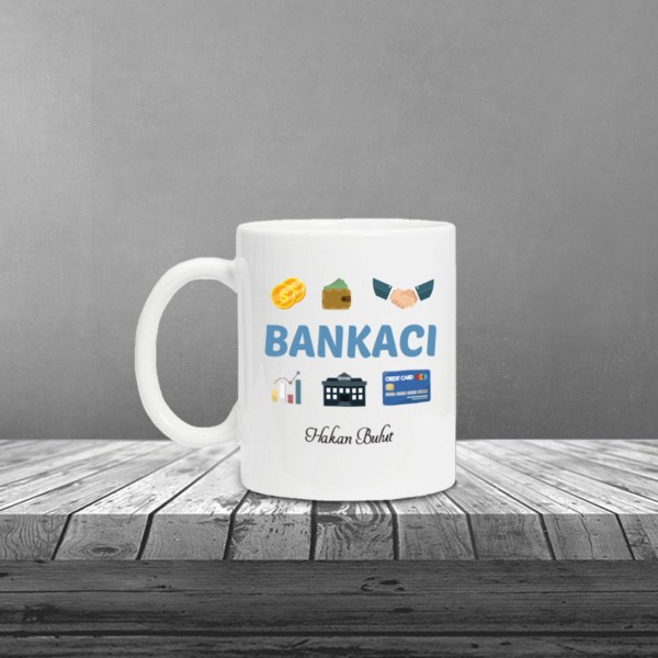 Kişiye Özel Bankacı Temalı Kupa Kişiye Özel Bankacı Temalı Kupa
