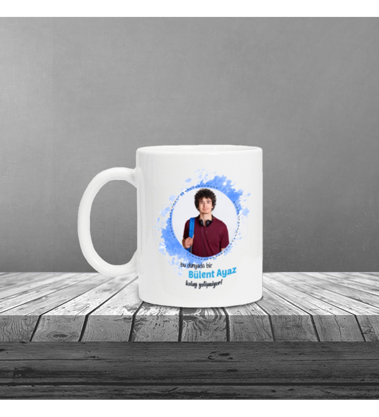 Kişiye Özel Fotoğraflı Kolay Yetişmiyor Temalı Peluş Ayıcık ve Kupa Seti Kişiye Özel Fotoğraflı Kolay Yetişmiyor Temalı Peluş Ayıcık ve Kupa Seti