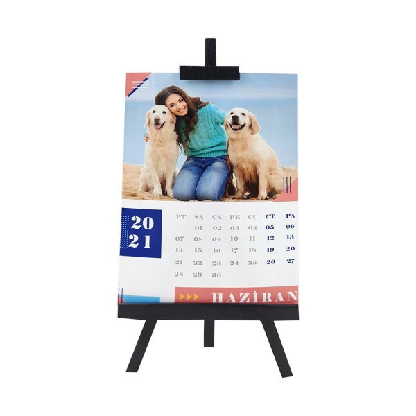 Kişiye Özel Fotoğraflı Şövale Çerçeveli Takvim Kişiye Özel Fotoğraflı Şövale Çerçeveli Takvim