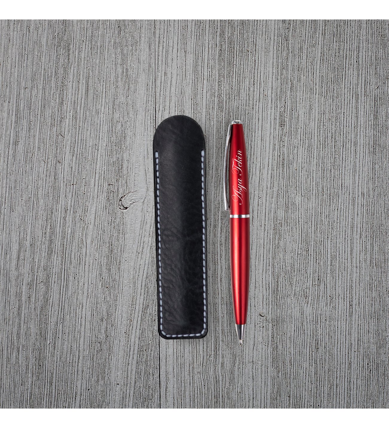 Kişiye Özel Kırmızı Defter Kırmızı Metal Tükenmez Kalem Seti Kişiye Özel Kırmızı Defter Kırmızı Metal Tükenmez Kalem Seti