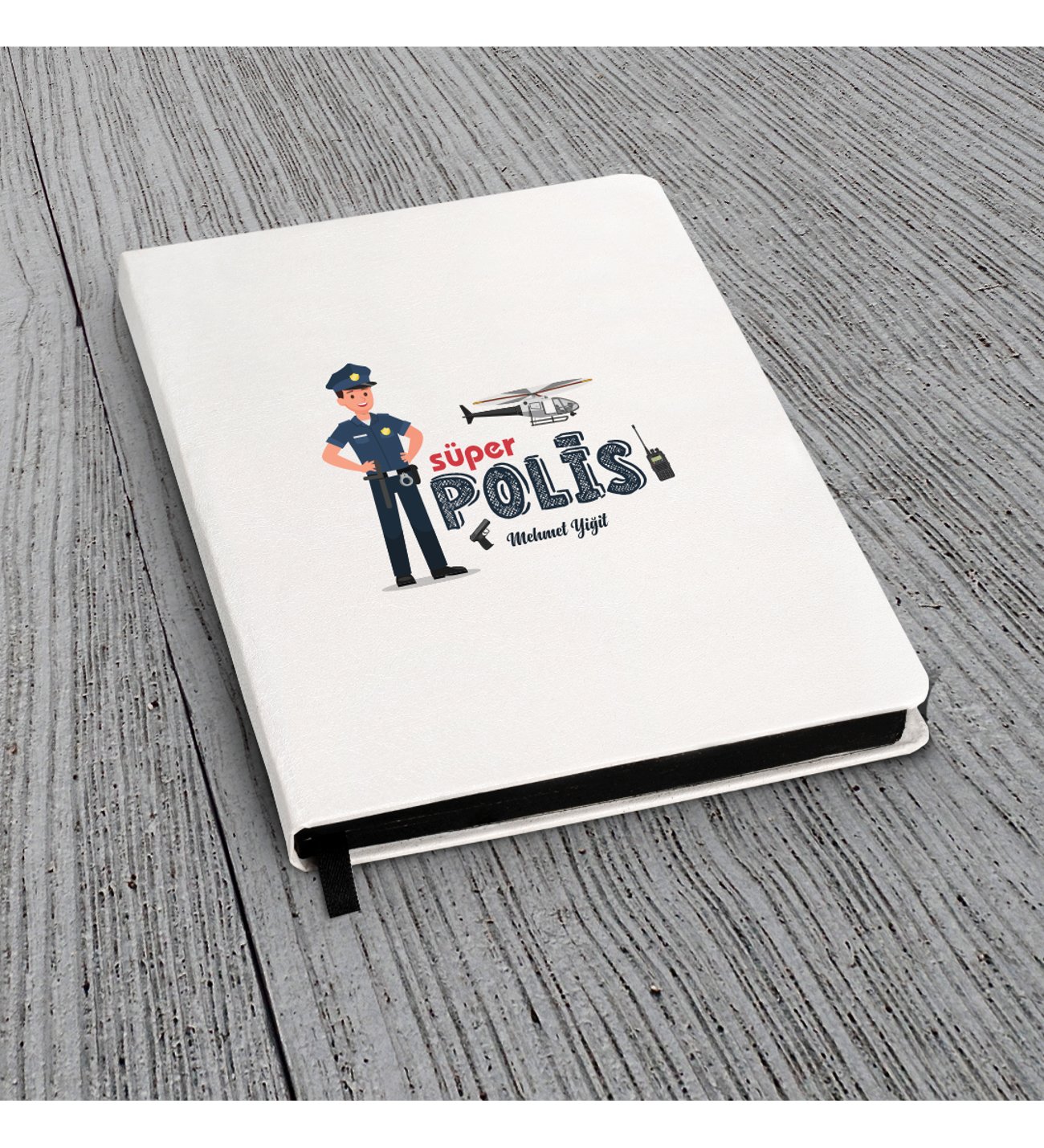 Kişiye Özel Polis Temalı Beyaz Defter & Metal Beyaz Tükenmez Kalem ve Kupa Seti Kişiye Özel Polis Temalı Beyaz Defter & Metal Beyaz Tükenmez Kalem ve Kupa Seti