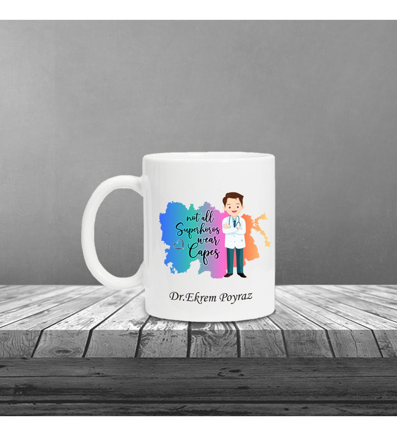 Kişiye Özel Tıp Bayramı Doktor Kupası