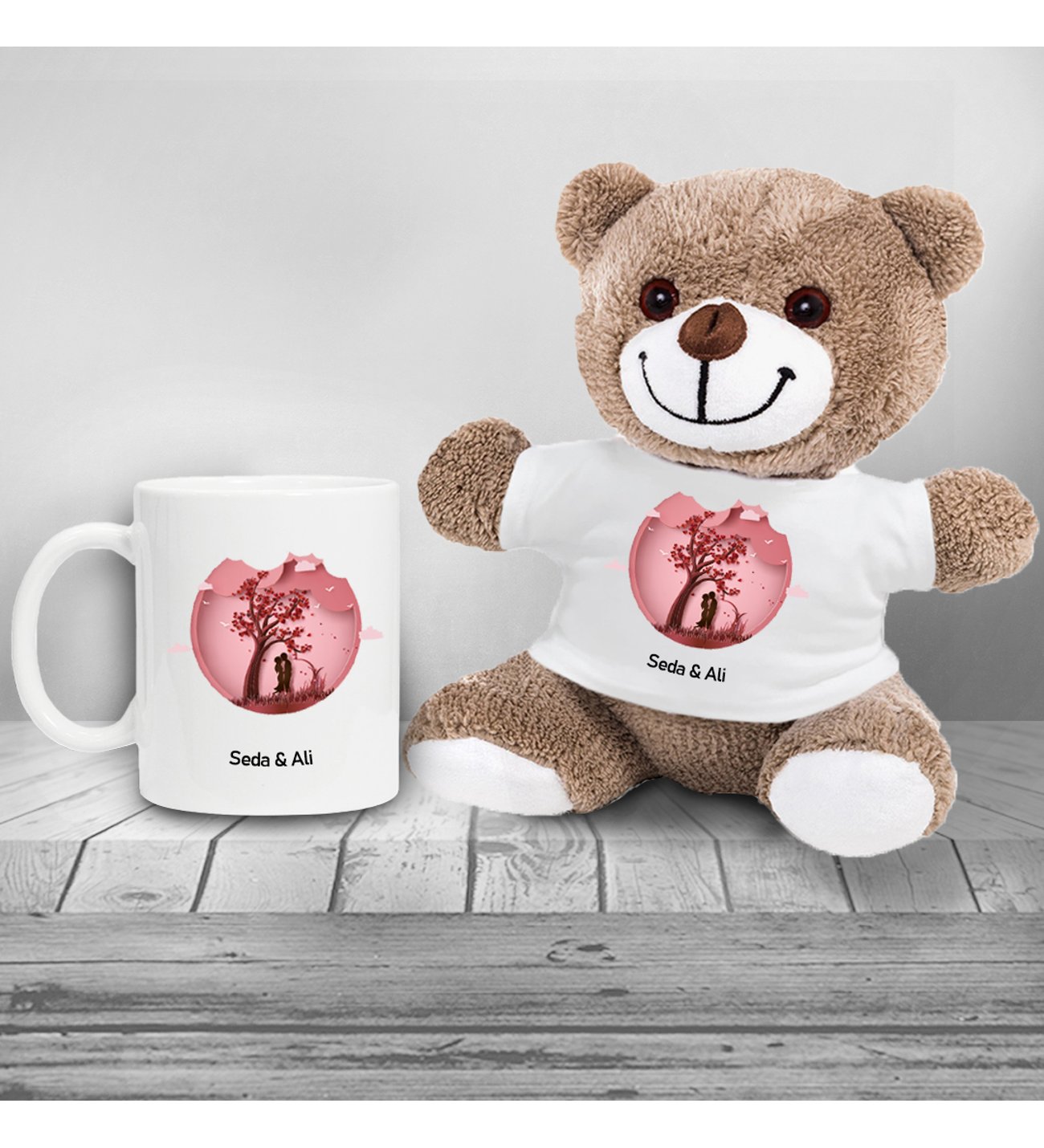 Kişiye Özel Üç Boyutlu Peluş ve Kupa Kişiye Özel Üç Boyutlu Peluş ve Kupa