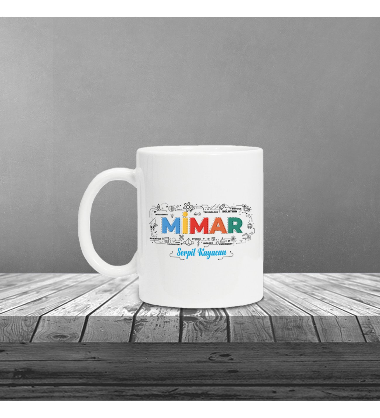 Kişiye Özel UV Baskılı Mimar Temalı Pembe Defter & Pembe Roller Kalem ve Kupa Seti Kişiye Özel UV Baskılı Mimar Temalı Pembe Defter & Pembe Roller Kalem ve Kupa Seti