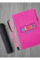 Kişiye Özel UV Baskılı Mimar Temalı Pembe Defter & Pembe Roller Kalem ve Kupa Seti Kişiye Özel UV Baskılı Mimar Temalı Pembe Defter & Pembe Roller Kalem ve Kupa Seti