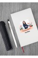 Kişiye Özel Yeni İş Temalı Beyaz Defter & Beyaz Tükenmez Kalem ve Kupa