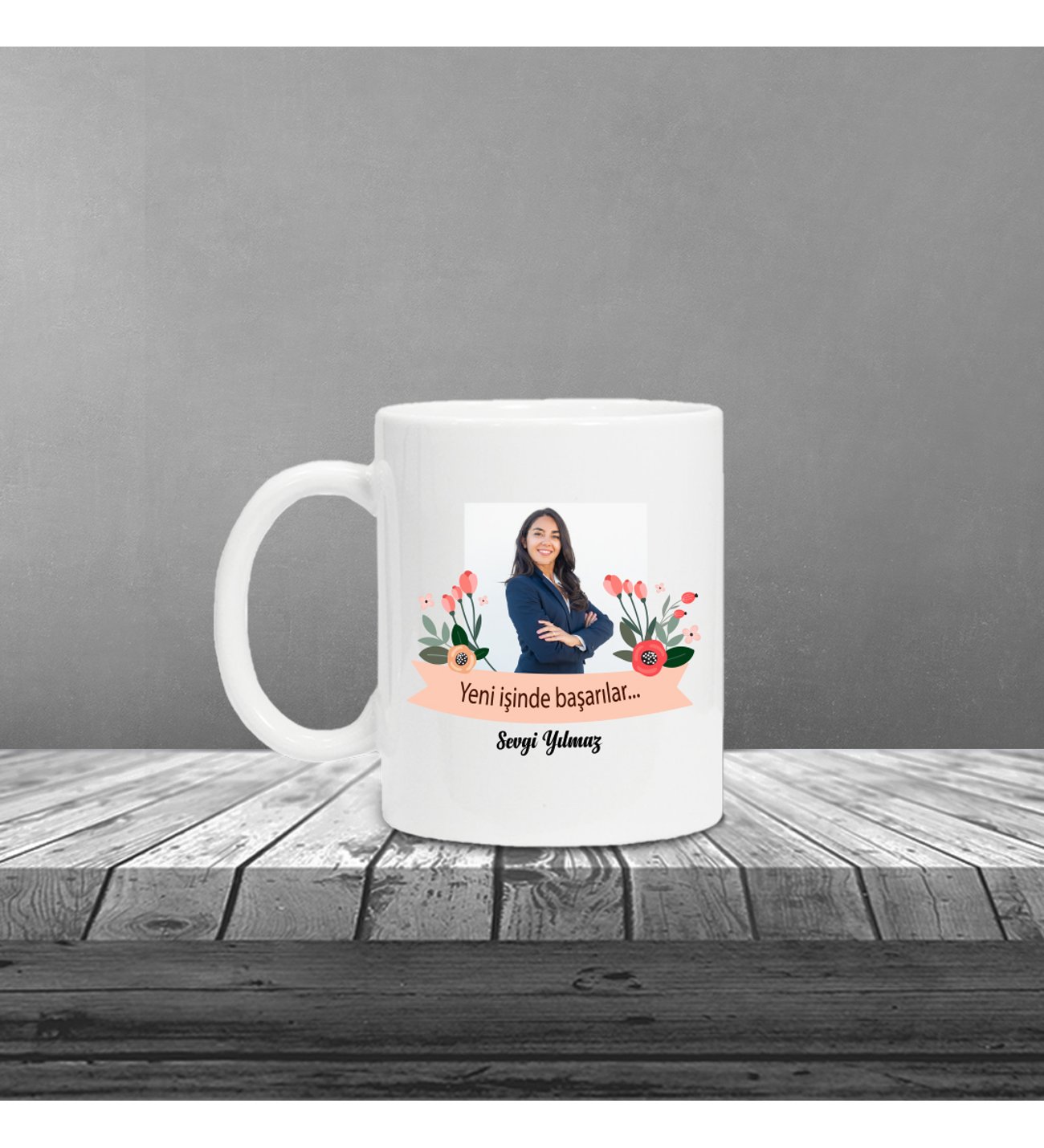 Kişiye Özel Yeni İş Temalı Kupa Set 2