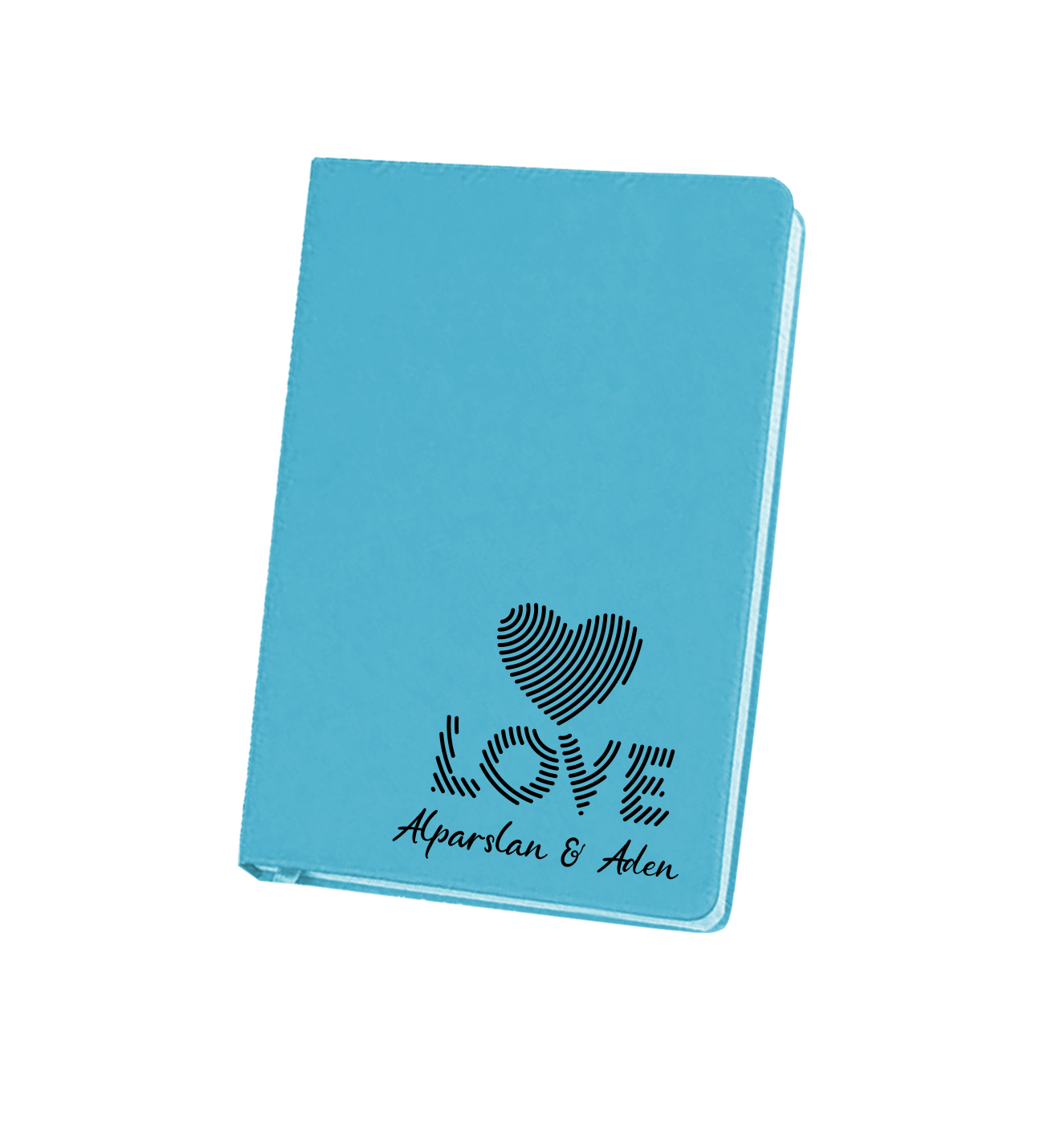 Sevgiliye Kişiye Özel Uv Baskılı Defter
